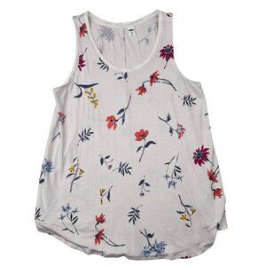 Old Navy Floral Luxe Soop Neck Tank Top. Medium.